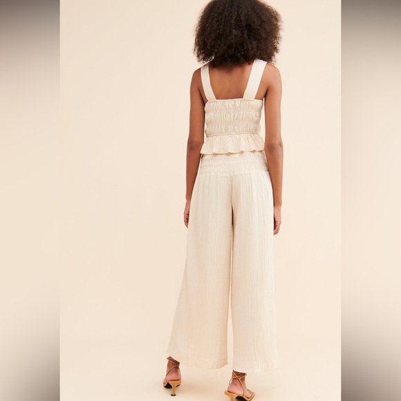 FREE THE ROSES Crinkled Jumpsuit 🤎 - Picture 4 of 5